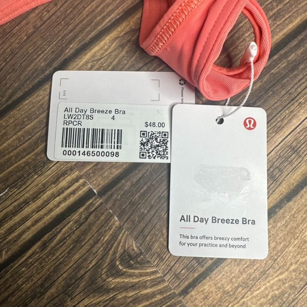 Lululemon All Day Breeze Bra NWT Size 4 (RPCR) - Picture 12 of 13